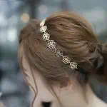 Bandeau Cheveux Doré 1