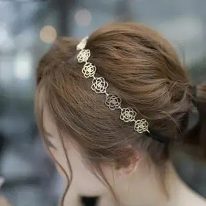 Bandeau Cheveux Doré 1