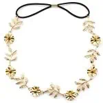 Bandeau Cheveux Doré 7