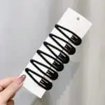 Barrette Cheveux Noir 3