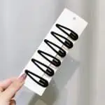 Barrette Cheveux Noir 9