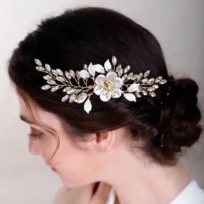 Bijoux Cheveux Mariage Vintage 1