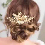 Bijoux Cheveux Mariage Vintage 5