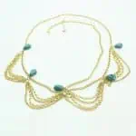 Bijoux Cheveux Turquoise 2