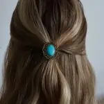 Bijoux Cheveux Turquoise 7