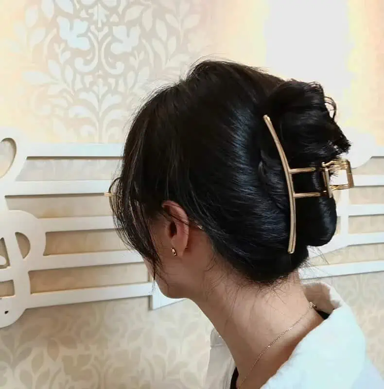 Pince Cheveux Métallique 1